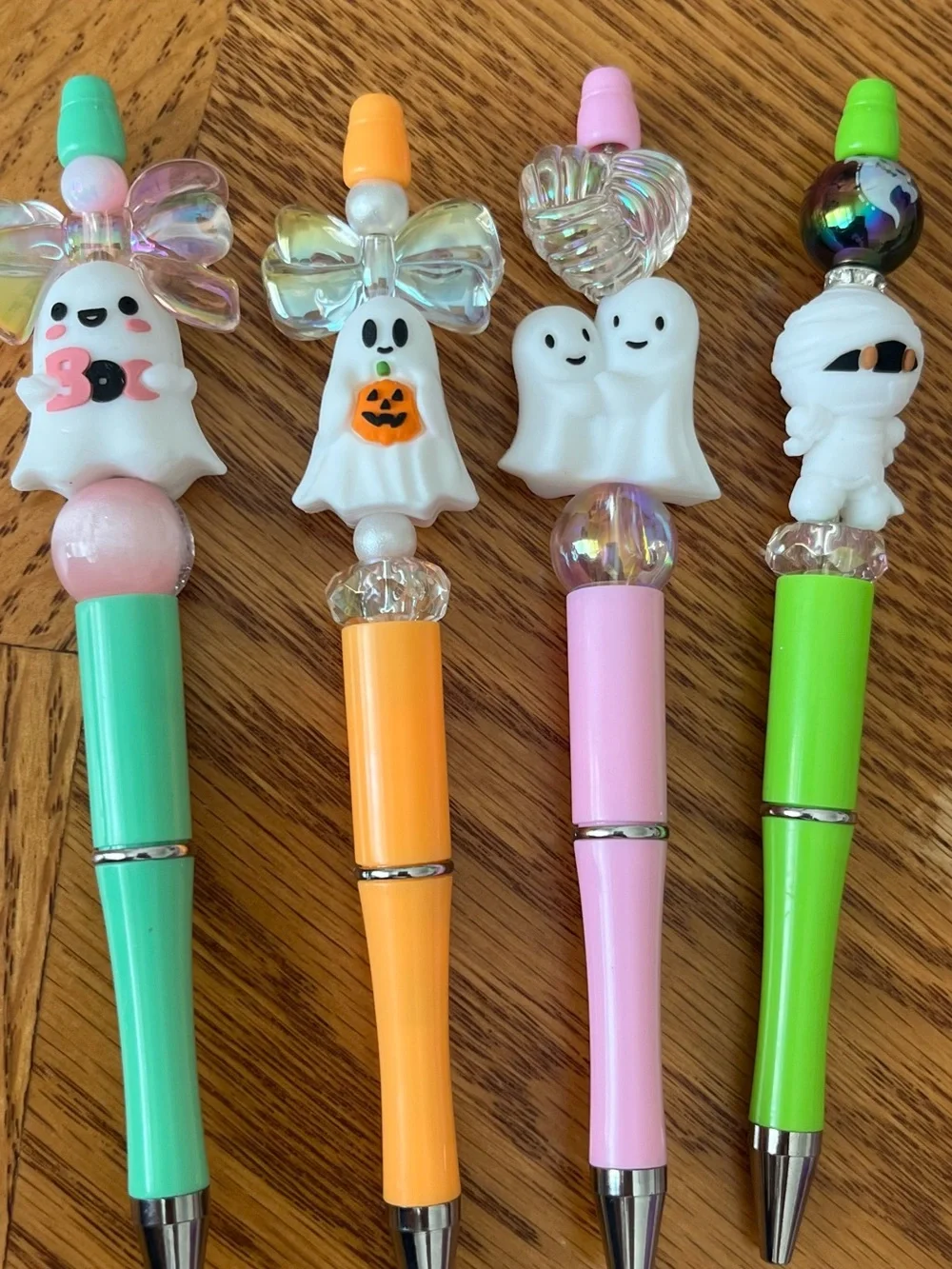 Summerween? Or Halloween?Pastel Ghost  Pen Set of 4